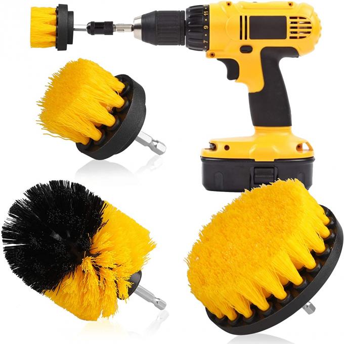 Drill Brush Attachment Cleaning Set All Purpose Medium Bristle Power Scrubber 0