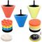 2.5cm Thick Drill Buffing Polishing Pads Wheel 14Pcs Car Buffer Kit